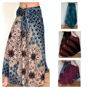 Maxi Skirt with Coconut Buckle