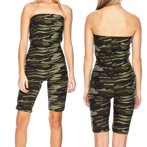 Camo derek heart romper model