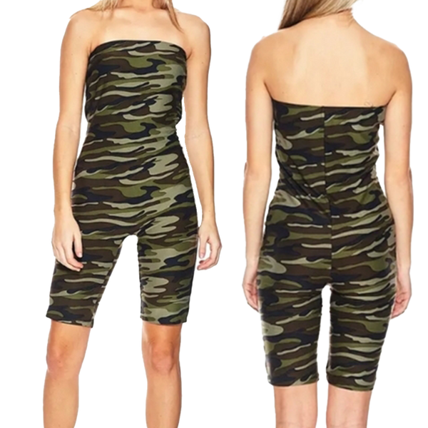 Camo derek heart romper model