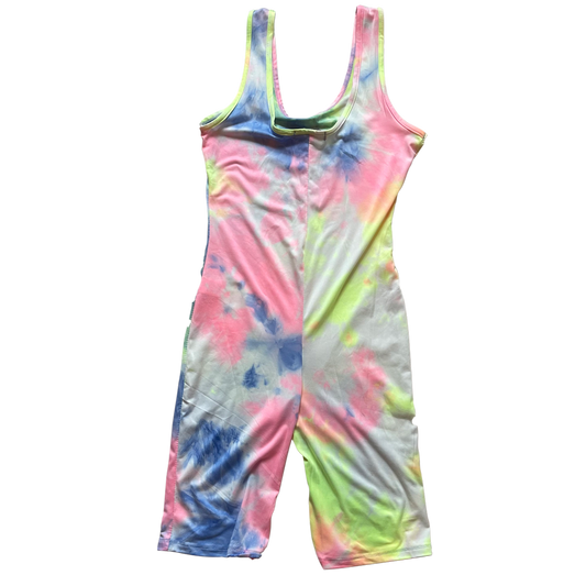 tyedie derek heart juniors tie dye pattern bike shorts