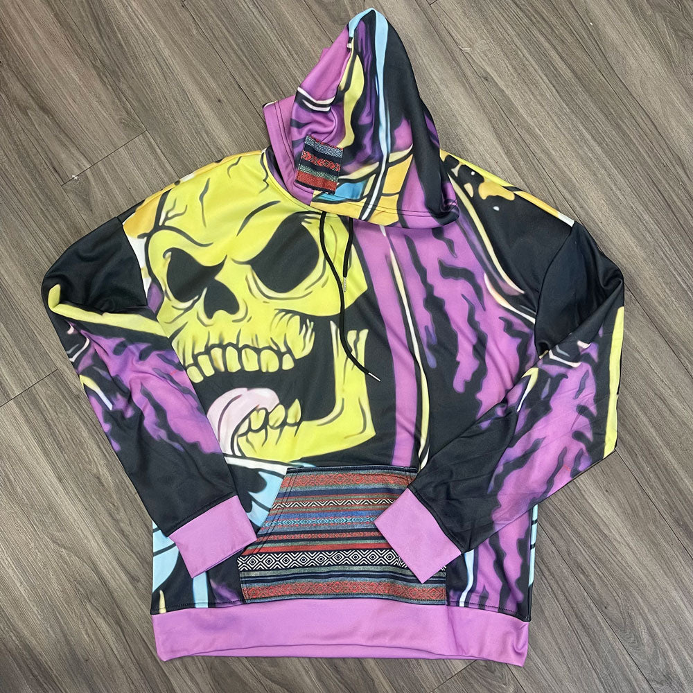 Skeletor Purple Pullover