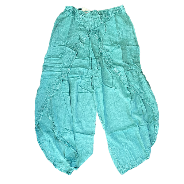 Women Stonewashed Casual Pants