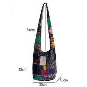 Vintage Bohemian Women Shoulder Crossbody Bag