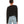 Black cropped top crew. Back view.