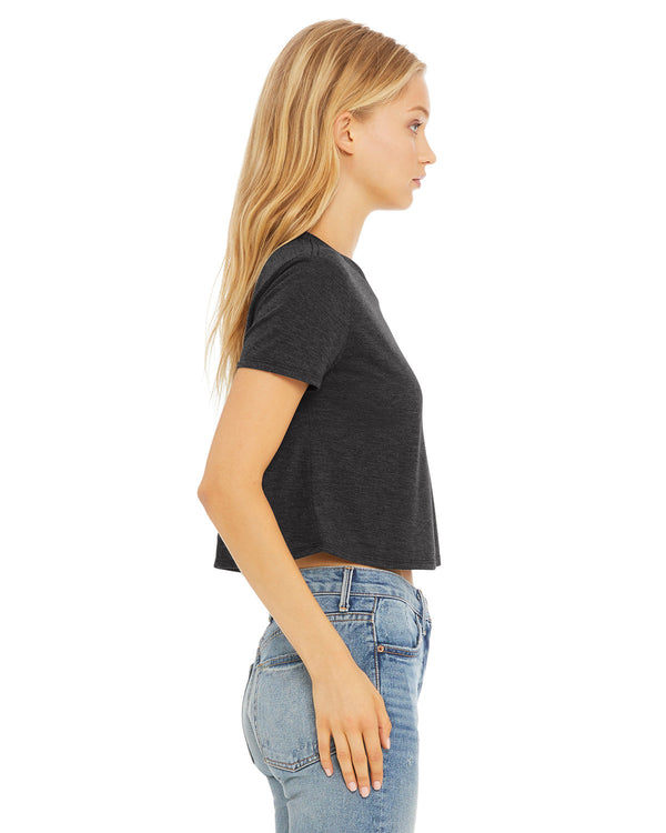 Dark grey heather; side view.