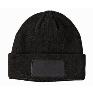 Black, front view