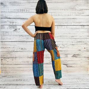 Unisex Patchwork Palazzo Pant