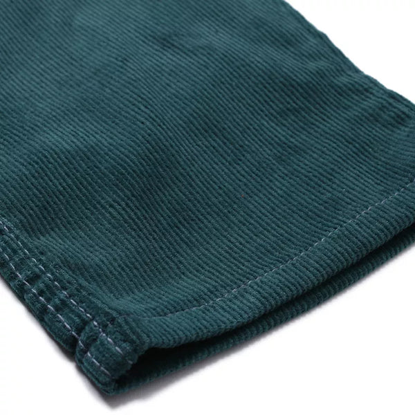 Drawstring Corduroy Patchwork Colorful Fashion Cargo Pants