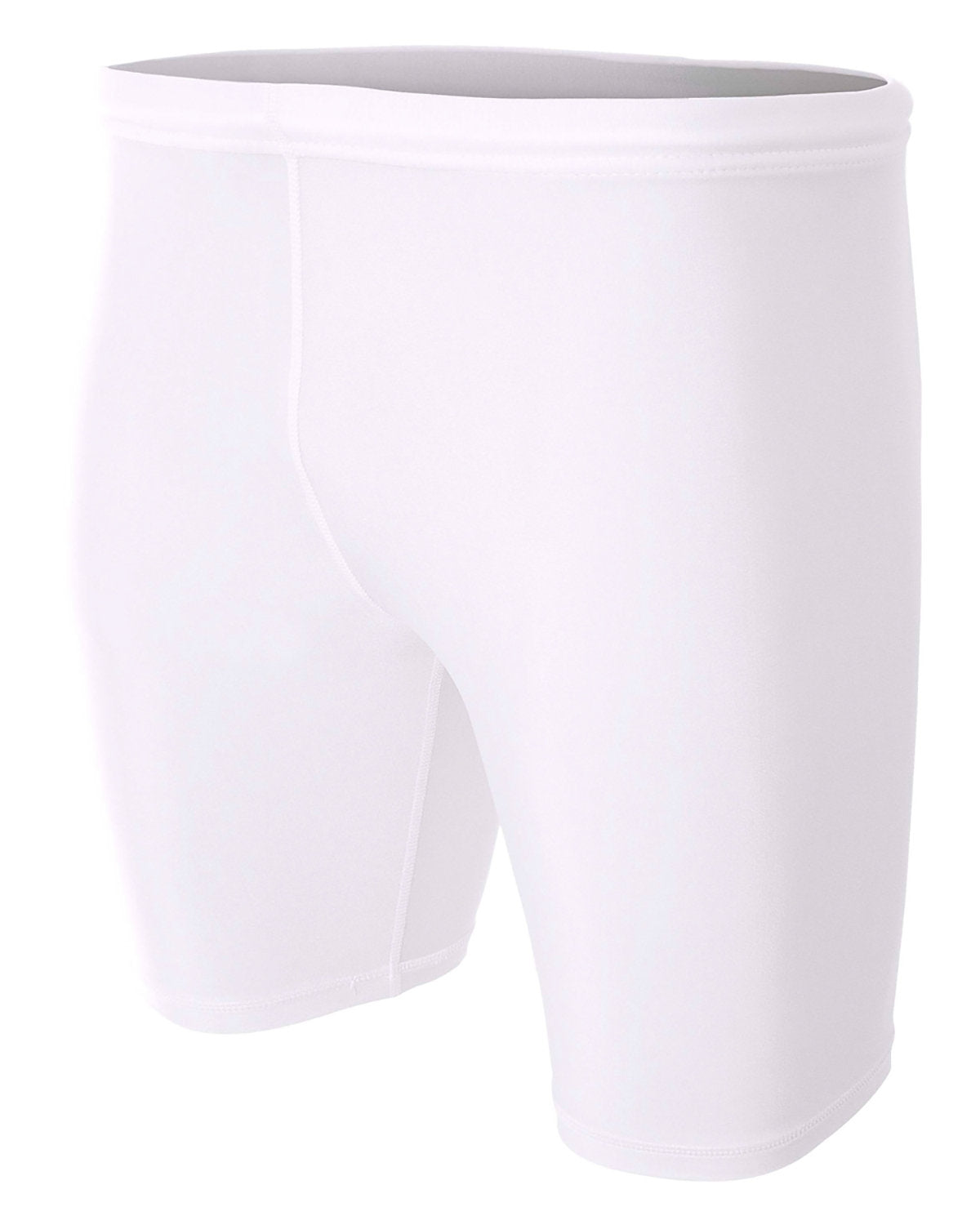 White compression shorts 