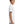 Load image into Gallery viewer, White t-shirt, side view.
