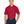 Red performance polo