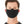 Black bela canvas jersey daily face cover